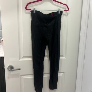 Spanx leather leggings xl!